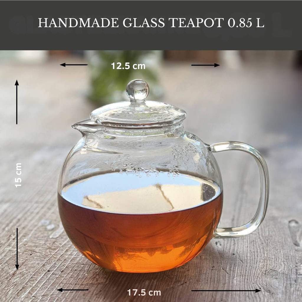 Glass teapot 0.85l