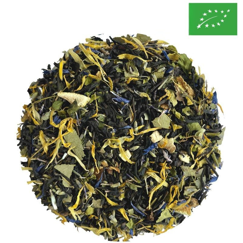 Organic Sparkling Black Tea Lavender