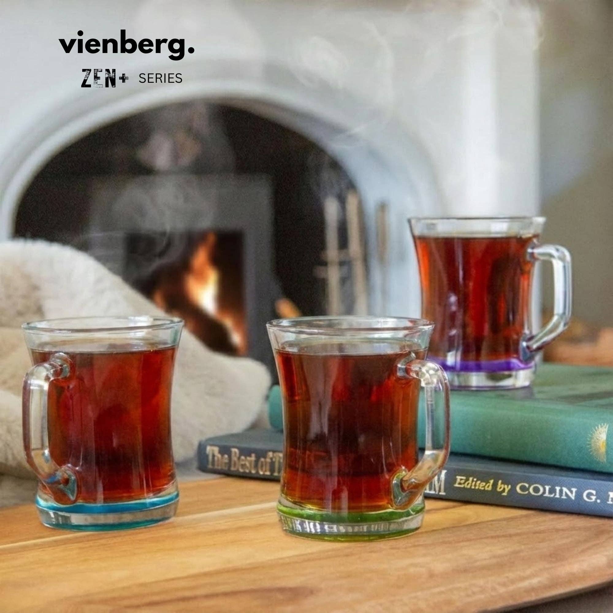 Colourful Mugs with Handle x6