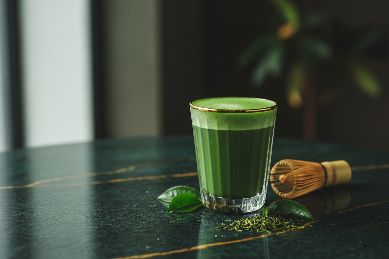 matcha tea drink