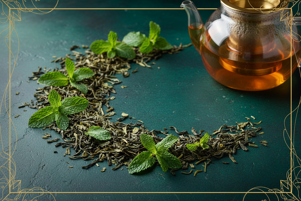 Sencha Green Tea*, Green Mint   tea